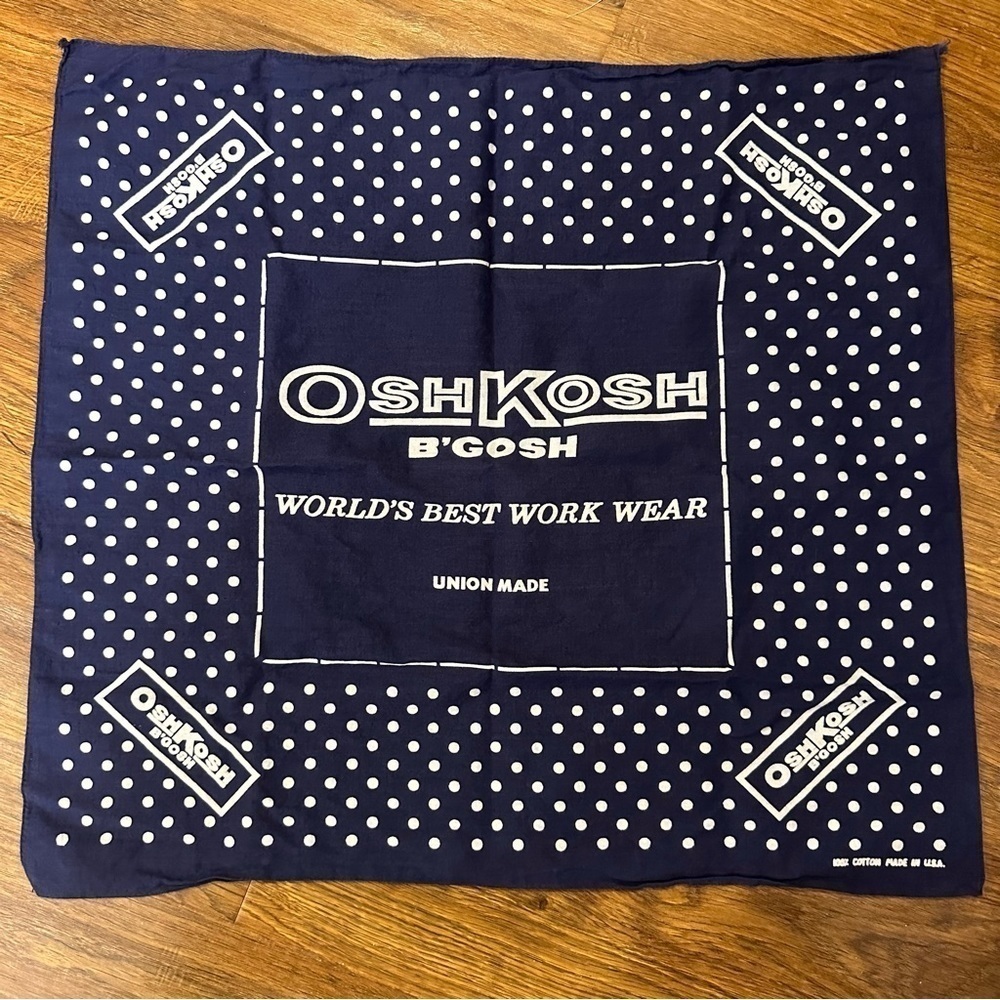 Vintage Oshkosh b’gosh bandana scarf